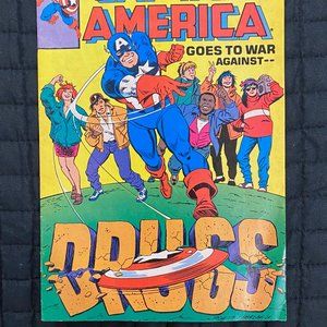 Marvel Comics: Captain America Goes to War Against Drugs Vol. 1, #1, 1990